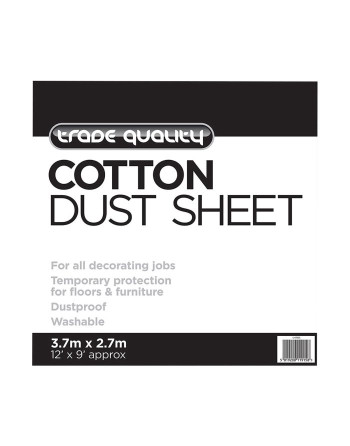 Buy Cotton Twill Dust Sheet - Length 3.65 m | Poly Direct