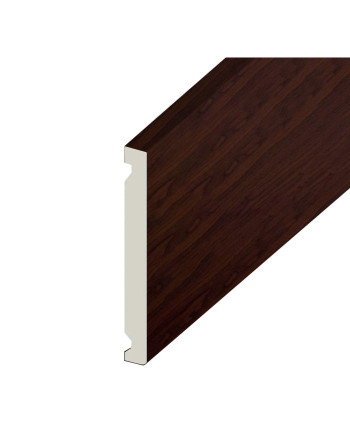 Buy Rosewood Double Ended Flat Fascia Board - Length 5m x Width 400mm | Poly Direct