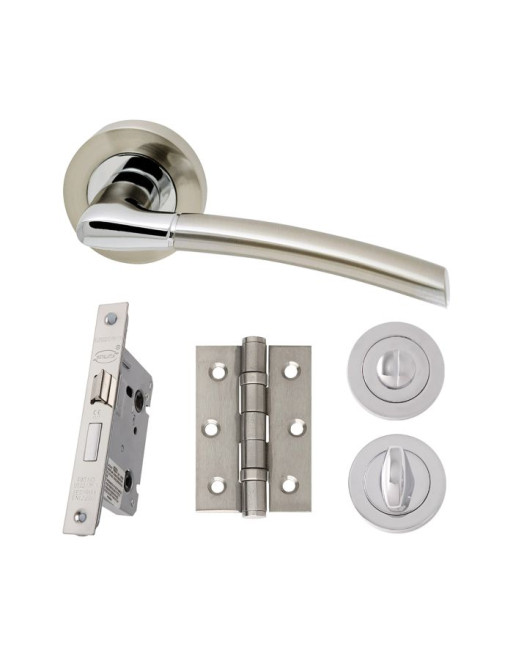 Buy Mercury Privacy Essential Range Chrome & Nickel Hardware Pack | Poly Direct