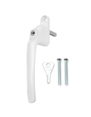 Buy ST Espag Window Handle Spindle White - Handle Inline | Poly Direct