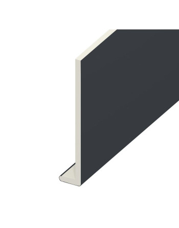 Buy Anthracite Grey Smooth Capping Board - Length 5m x Width 250mm | Poly Direct