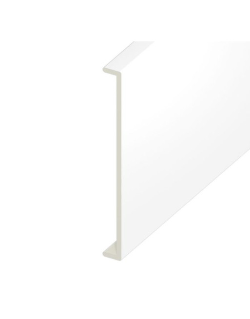 Buy White Smooth Double Capping Board - Length 5m x Width 350mm | Poly Direct