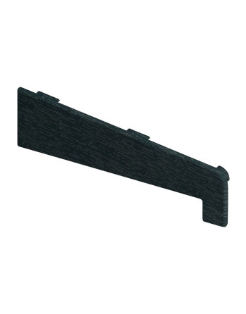 Buy A-Type Cill End Caps Anthracite Grey on Grey Smooth - Width 180 mm | Poly Direct