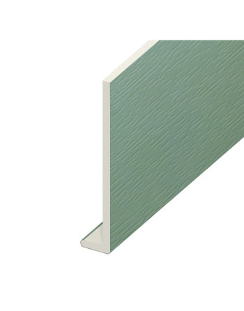 Buy Chartwell Green Woodgrain Capping Board - Length 5m x Width 250mm | Poly Direct