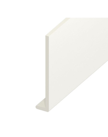 Buy White Ash Woodgrain Capping Board - Length 5m x Width 250mm | Poly Direct