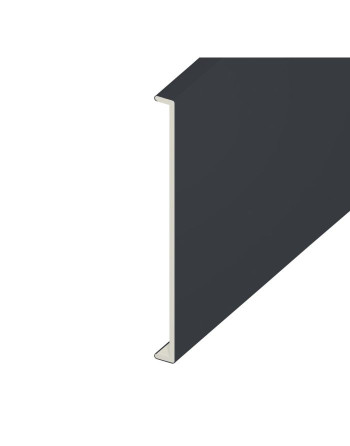 Buy Anthracite Grey Smooth Double Capping Board - Length 5m x Width 450mm | Poly Direct