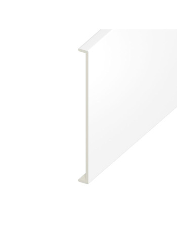 Buy White Smooth Double Capping Board - Length 5m x Width 450mm | Poly Direct