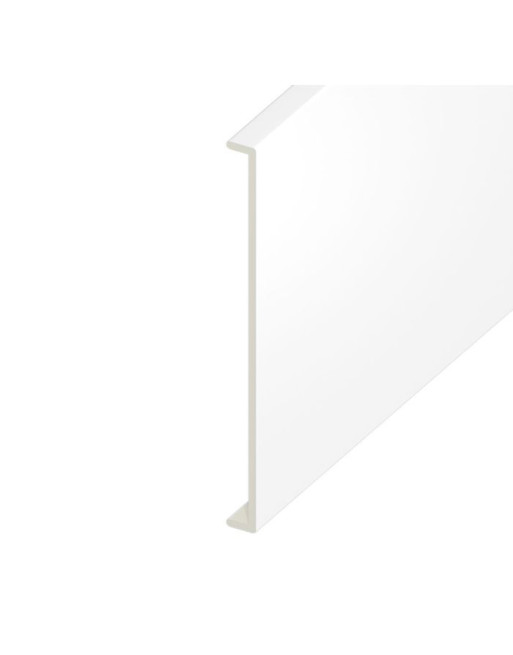 Buy White Smooth Double Capping Board - Length 5m x Width 450mm | Poly Direct