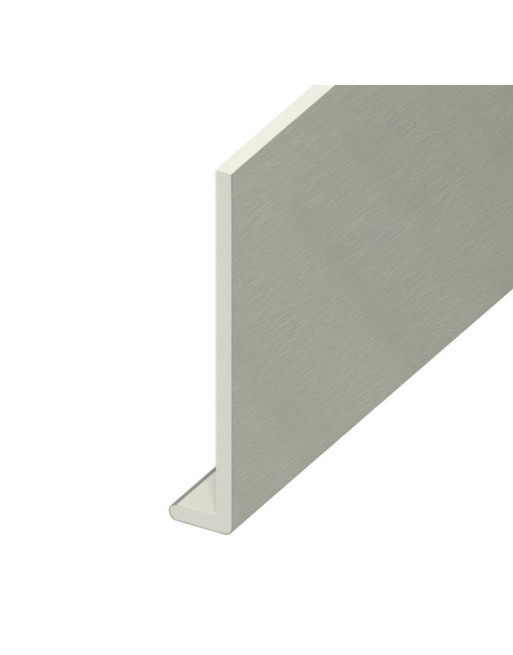 Buy Agate Grey Woodgrain Capping Board - Length 5m x Width 225mm | Poly Direct