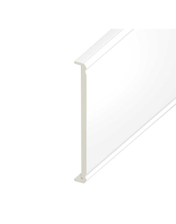 Buy White Double Ogee Capping Board - Length 5m x Width 404mm | Poly Direct