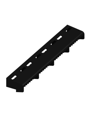 Buy Black Over Fascia Ventilator Slide And Lock - Length 1m x Width 38mm | Poly Direct