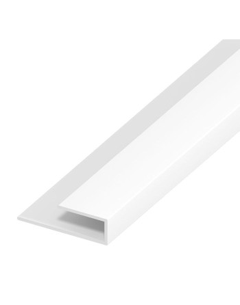 Buy White Smooth Board Clip - Length 5m x Width 25mm | Poly Direct