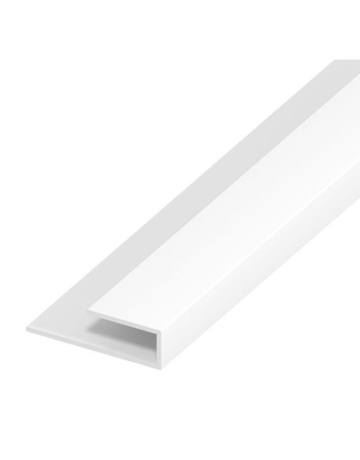 Buy White Smooth Board Clip - Length 5m x Width 25mm | Poly Direct