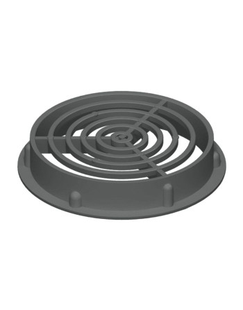 Buy Grey Circular Soffit Vent - Length 80mm x Width 80mm | Poly Direct