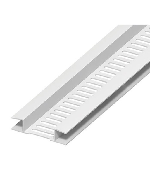 Buy White Soffit Vent - Length 5m x Width 49mm | Poly Direct