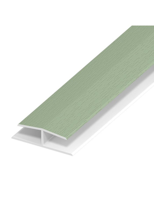 Buy Chartwell Green Woodgrain Panel Joint - Length 5m x Width 40mm | Poly Direct