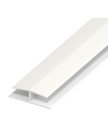 Buy White Ash Woodgrain Panel Joint - Length 5m x Width 40mm | Poly Direct