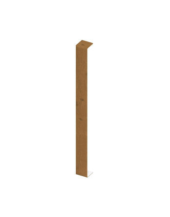 Buy Irish Oak Woodgrain Double Capping Board Joint Trim | Poly Direct