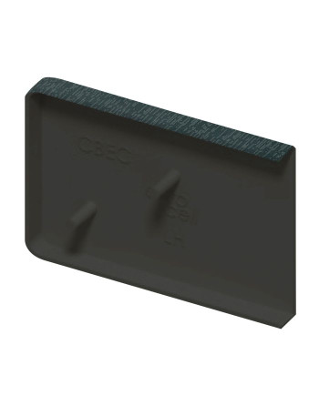 Buy Anthracite Grey Capping Board End Caps | Poly Direct