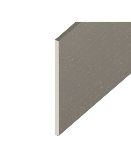 Buy Anthracite Grey Woodgrain Utility Board - Length 5m x Width 200mm | Poly Direct