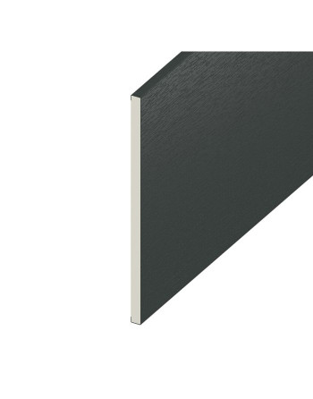 Buy Anthracite Grey Woodgrain Utility Board - Length 5m x Width 605mm | Poly Direct