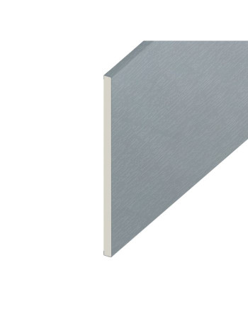 Buy Moondust Grey Woodgrain Utility Board - Length 5m x Width 300mm | Poly Direct