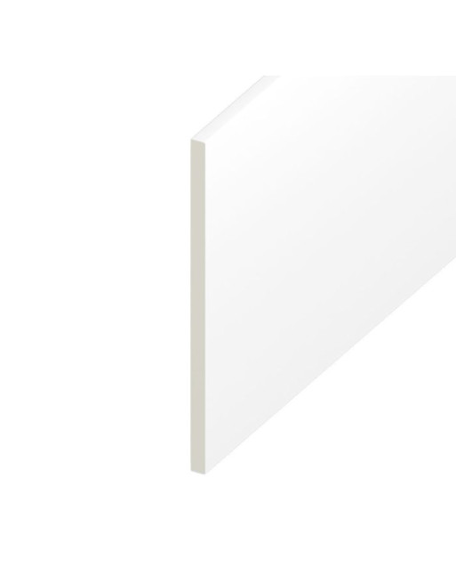 Buy White Smooth Utility Board - Length 5m x Width 300mm | Poly Direct