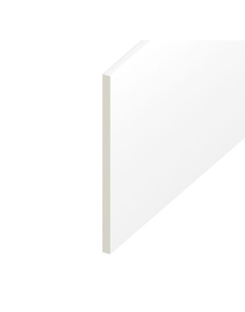 Buy White Smooth Utility Board - Length 5m x Width 250mm | Poly Direct