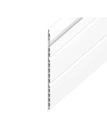 Buy White Vented Soffit Board - Length 5m x Width 300mm | Poly Direct