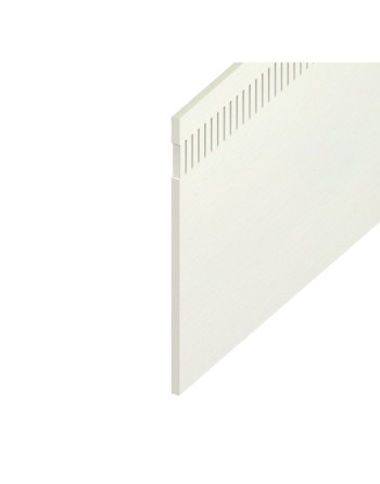 Buy White Smooth 10mm Airspace Eurosoffit Board - Length 5m x Width 300mm | Poly Direct