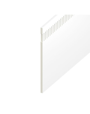 Buy White Smooth 10mm Airspace Eurosoffit Board - Length 5m x Width 200mm | Poly Direct