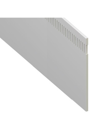 Buy White Smooth 10mm Airspace Eurosoffit Board - Length 5m x Width 450mm | Poly Direct