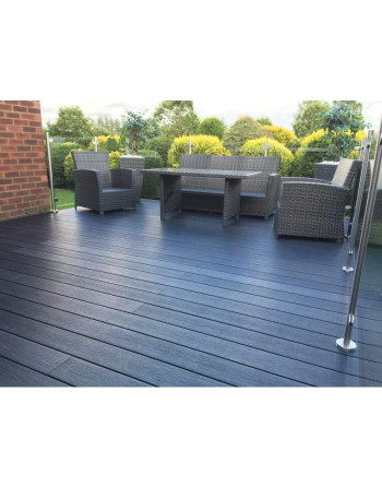 Buy Forma Decking Board Midnight - Length 4.8 m | Poly Direct