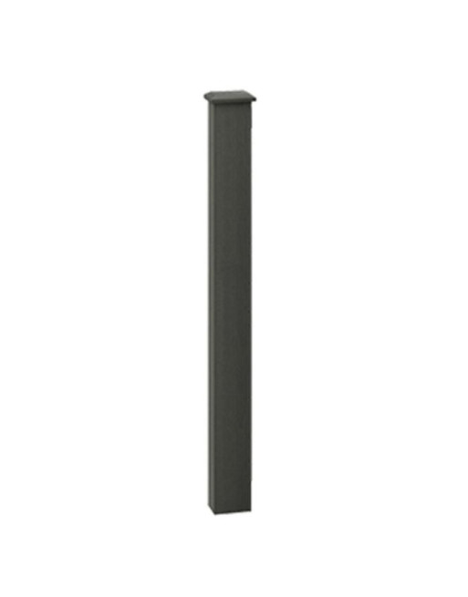 Buy Balustrade Frame Mounted Post & Cap Charcoal | Poly Direct