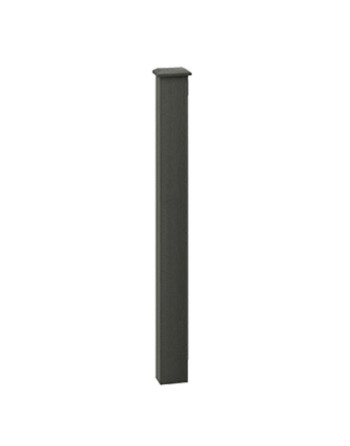 Buy Balustrade Frame Mounted Post & Cap Graphite | Poly Direct