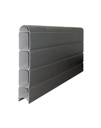 Buy Eco Composite Fencing Boards Graphite - Length 2.438 m | Poly Direct