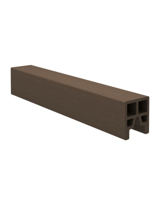 Buy Clarity Composite Fence Full Top Cap Walnut | Poly Direct