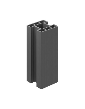 Buy Clarity Composite Fence Internal Post Graphite - Length 1.94 m | Poly Direct