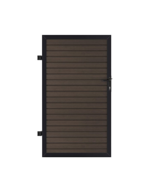 Buy Clarity Composite Gate Walnut - Length 1.52 m | Poly Direct