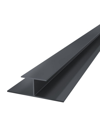 Buy Anthracite Grey Horizontal Coastline Butt Joint - Length 5m | Poly Direct