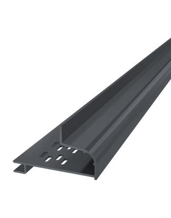 Buy Anthracite Grey Horizontal Coastline Window Head Trim - Length 5m | Poly Direct