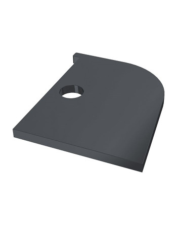 Buy Anthracite Grey Horizontal Coastline Window Head Trim End Cap | Poly Direct