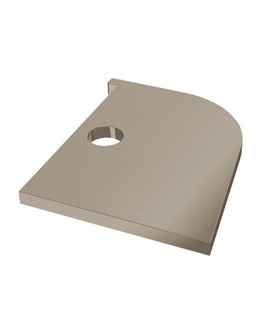 Buy Taupe Horizontal Coastline Window Head Trim End Cap | Poly Direct