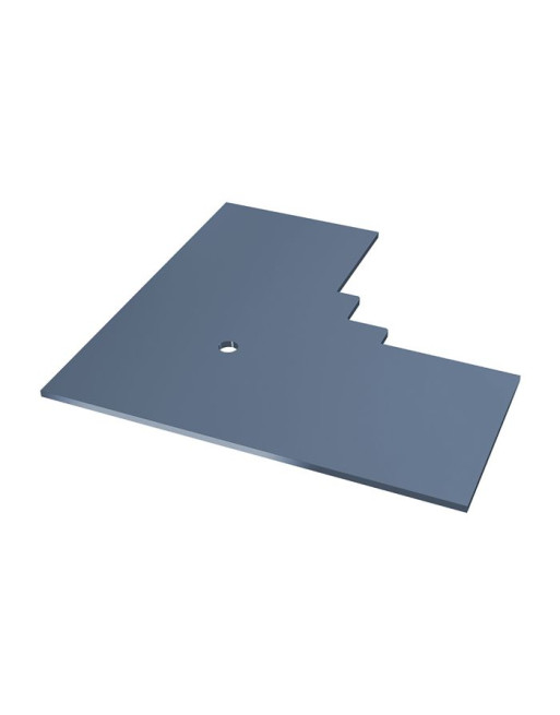 Buy Pigeon Blue Horizontal Coastline 90° Internal Corner End Cap | Poly Direct