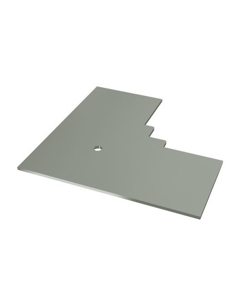 Buy Soft Green Horizontal Coastline 90° Internal Corner End Cap | Poly Direct