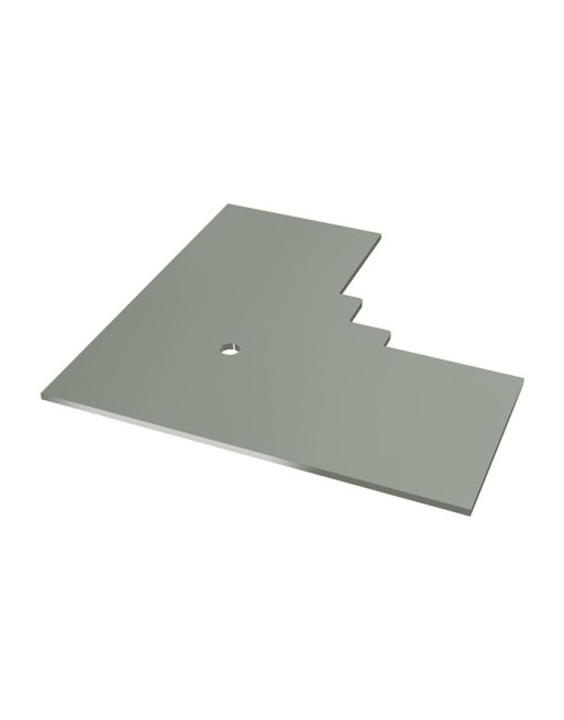 Buy Soft Green Horizontal Coastline 90° Internal Corner End Cap | Poly Direct