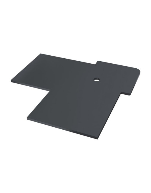 Buy Anthracite Grey Horizontal Coastline 90° External Corner End Cap | Poly Direct