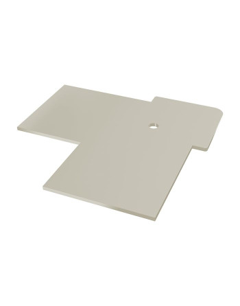 Buy Oyster Horizontal Coastline 90° External Corner End Cap | Poly Direct