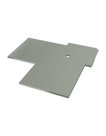 Buy Soft Green Horizontal Coastline 90° External Corner End Cap | Poly Direct