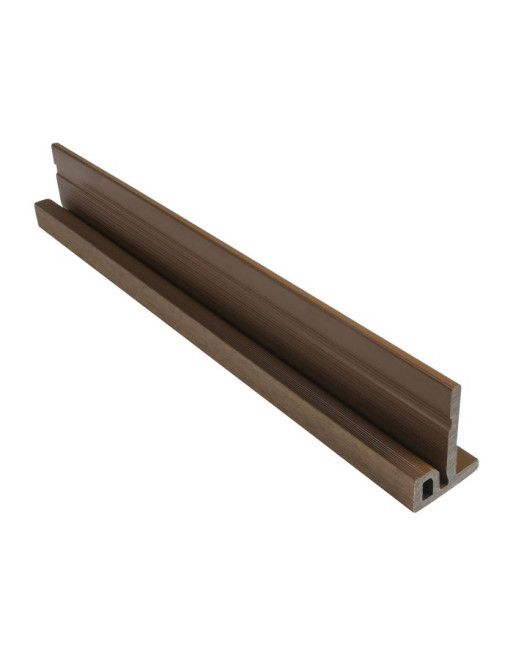 Buy Forma Composite Slatted Cladding End Trim Midnight | Poly Direct